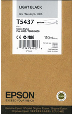 Original Epson Light Black Ink Cartridge C13T543700 T5437 110ml - Free UK Delivery
