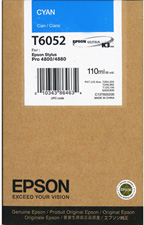 Original Epson Cyan Ink Cartridge C13T605200 T6052 110ml - Free UK Delivery