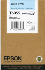 Original Epson Light Cyan Ink Cartridge C13T605500 T6055 110ml – Free UK Delivery