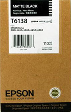 Original Epson Matt Black Ink Cartridge C13T613800 T6138 110ml - Free UK Delivery