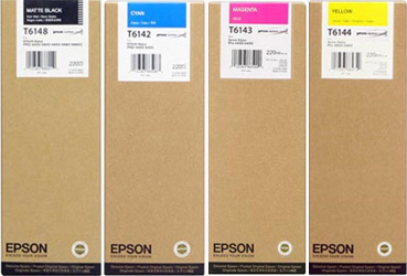 Original Epson Complete Set Ink Cartridges 220ml T6142-T6148 - Free UK Delivery