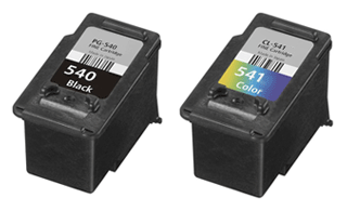 Canon Pg-540 Black (Yield 180 Pages) and Cl-541 Colour (Yield 180 Pages) Ink Cartridges Remanufactured - Free UK Delivery