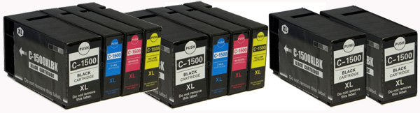 10x Canon Compatible Ink Multipack Cartridges PGI-1500XLBK - PGI-1500XLY SELECT YOUR OWN COLOURS - Free UK Delivery