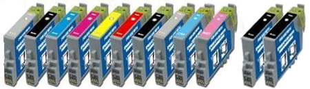 12x Canon Compatible Ink Multipack Cartridges PGI72BK - PGI72CO SELECT YOUR OWN COLOURS - Free UK Delivery