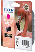 Original Epson Magenta Ink Cartridge T0873 - Free UK Delivery