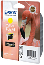Original Epson Yellow Ink Cartridge T0874 - Free UK Delivery