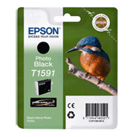 Original Epson Photo Black Ink Cartridge T1591 - Free UK Delivery