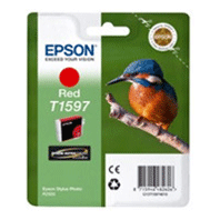 Original Epson Red Ink Cartridge T1597 - Free UK Delivery