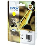 Epson Original T1634 (16Xl) Yellow Ink Cartridge for [Printerlong] - Free UK Delivery