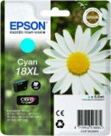Epson Original T1812 Cyan Ink Cartridge (18Xl Daisy) - Free UK Delivery