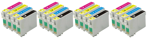 16x Epson Compatible Ink Multipack Cartridges T2991 - T2994 SELECT YOUR OWN COLOURS - Free UK Delivery