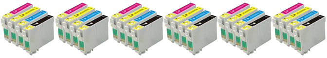 24x Epson Compatible Ink Multipack Cartridges T1811 - T1814 SELECT YOUR OWN COLOURS - Free UK Delivery