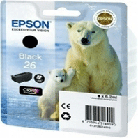 Epson Original T2601 Black Ink Cartridge (26) - Free UK Delivery