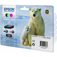 Epson Original T2616 (26) 4 Ink Cartridge Multipack for [Printerlong] - Free UK Delivery