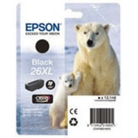 Epson Original T2621 Black Ink Cartridge (26Xl) - Free UK Delivery