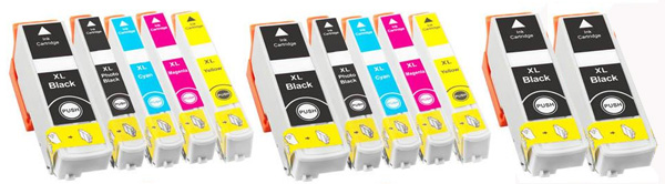 12x Epson Compatible Ink Multipack Cartridges T2621 - T2631 SELECT YOUR OWN COLOURS - Free UK Delivery