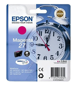 Epson Original T2703 (27) Magenta Ink Cartridge - Free UK Delivery