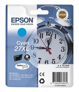 Epson Original T2712 (T27Xl) Cyan Ink Cartridge - Free UK Delivery