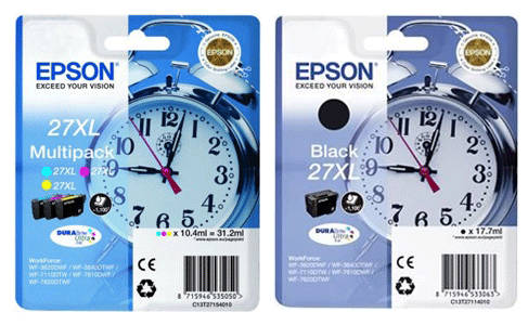 Epson Original T2715 (T27Xl) 3 Ink Cartridge Multipack With Extra Black - Free UK Delivery