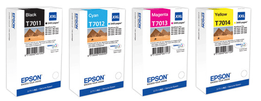 Epson Original (T7011Xxl T7012Xxl T7013Xxl T7014Xxl) 4 Ink Cartridge Multipack for [Printerlong] - Free UK Delivery