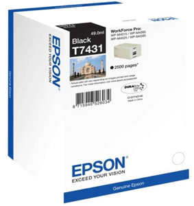 Epson Original T7431 Black Ink Cartridge for [Printerlong] - Free UK Delivery