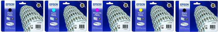 Epson Original (T79Xl) 4 Ink Cartridge Multipack With Extra Black for [Printerlong] - Free UK Delivery