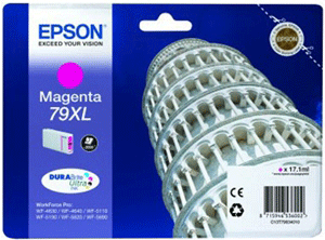 Epson Original T7903 (T79Xl) Magenta Ink Cartridge for [Printerlong] - Free UK Delivery