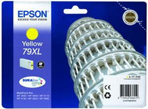 Epson Original T7904 (T79Xl) Yellow Ink Cartridge - Free UK Delivery