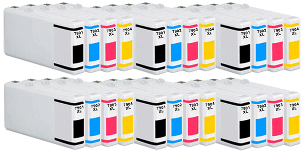 24x Epson Compatible Ink Multipack Cartridges T7901XL - T7904XL SELECT YOUR OWN COLOURS - Free UK Delivery