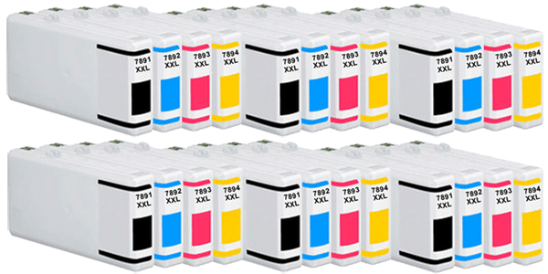 24x Epson Compatible Ink Multipack Cartridges T7891XXL - T7894XXL SELECT YOUR OWN COLOURS - Free UK Delivery