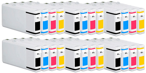 24x Epson Compatible Ink Multipack Cartridges T9081XL - T9084XL SELECT YOUR OWN COLOURS - Free UK Delivery