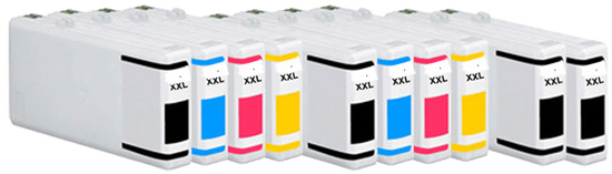 10x Epson Compatible Ink Multipack Cartridges T7541XXL - T7544XXL SELECT YOUR OWN COLOURS - Free UK Delivery