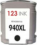 HP No 940Xl Black Ink Cartridge C4906Ae 2200 Pages Remanufactured - Free UK Delivery
