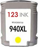 HP No 940Xl Yellow Ink Cartridge C4909Ae 1400 Pages Remanufactured - Free UK Delivery