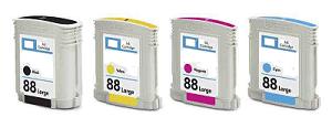 4x HP Compatible Ink Multipack Cartridges HP88XL SELECT YOUR OWN COLOURS - Free UK Delivery