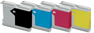 4x Brother Compatible Ink Multipack Cartridges LC1000 SELECT YOUR OWN COLOURS - Free UK Delivery