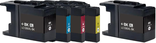 5x Brother Compatible Ink Multipack Cartridges LC1280XL SELECT YOUR OWN COLOURS - Free UK Delivery