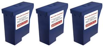 Pb03 Triple Pack Compatible Pitney Bowes Dm50 Red Ink Cartridges 800 Page Yield. - Free UK Delivery