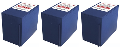 Pb04 Triple Pack Compatible Pitney Bowes Dm100 Red Ink Cartridges 3000 Page Yield. - Free UK Delivery