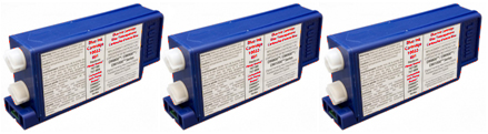 Pb08 Triple Pack Compatible Pitney Bowes Dm800 Red Ink Cartridges 42100 Page Yield. - Free UK Delivery