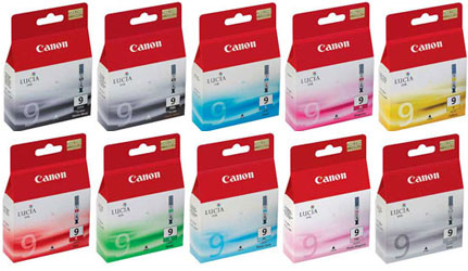 Pgi-9 Canon Original 10 Ink Cartridge Set – Free UK Delivery
