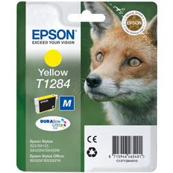 Epson Original T1284 Yellow Ink Cartridge for [Printerlong] - Free UK Delivery