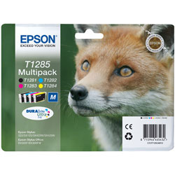 Epson Original T1285 (T128540) 4 Ink Cartridge Multipack for [Printerlong] - Free UK Delivery