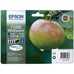 Epson Original T1295 (T129540) 4 Ink Cartridge Multipack for [Printerlong] - Free UK Delivery