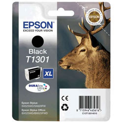 Epson Original T1301 Black Ink Cartridge - Free UK Delivery