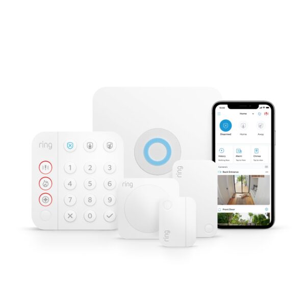 RRP: £219.99 Now Only £169.99 Alarm Pack - S by Amazon | Smart home alarm security system with optional Assisted Monitoring - No long-term commitments | Works with Alexa