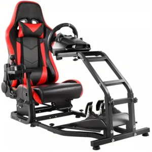 Driving Simulator Cockpit – Ultimate Racing Setup for Logitech, Thrustmaster & Fanatec Wheels