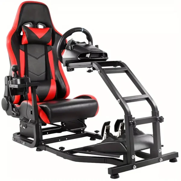 Driving Simulator Cockpit – Ultimate Racing Setup for Logitech, Thrustmaster & Fanatec Wheels